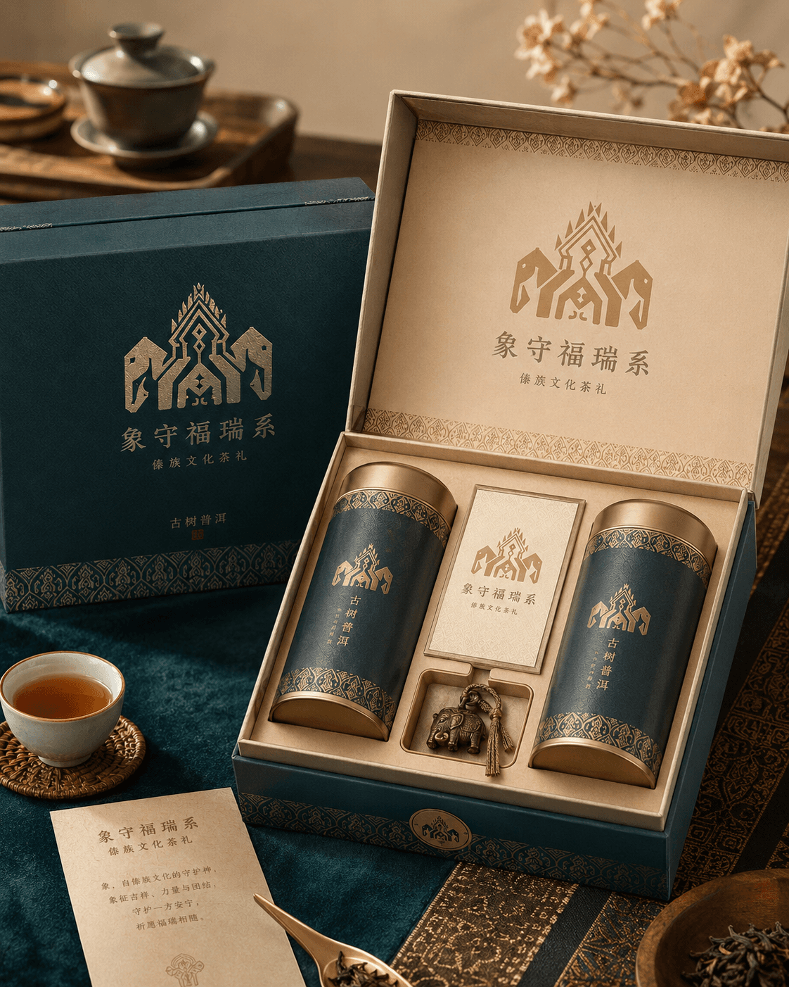 大象纹-礼盒包装