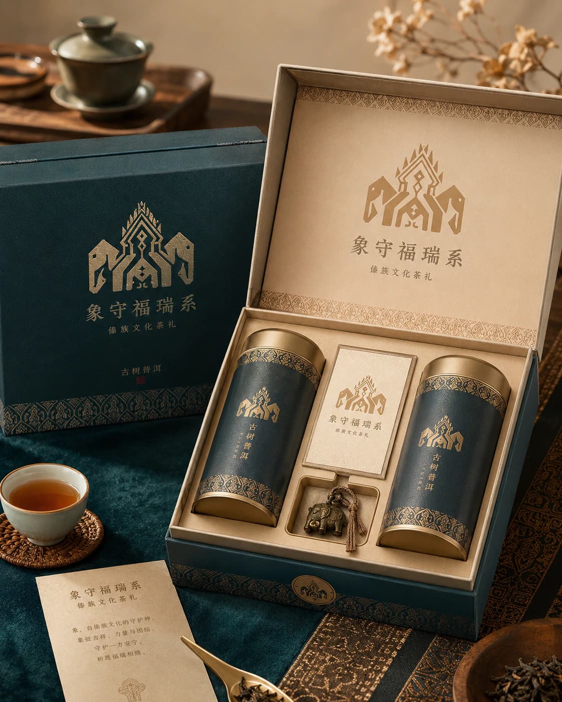 大象纹-礼盒包装