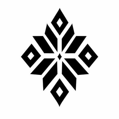 八角花纹